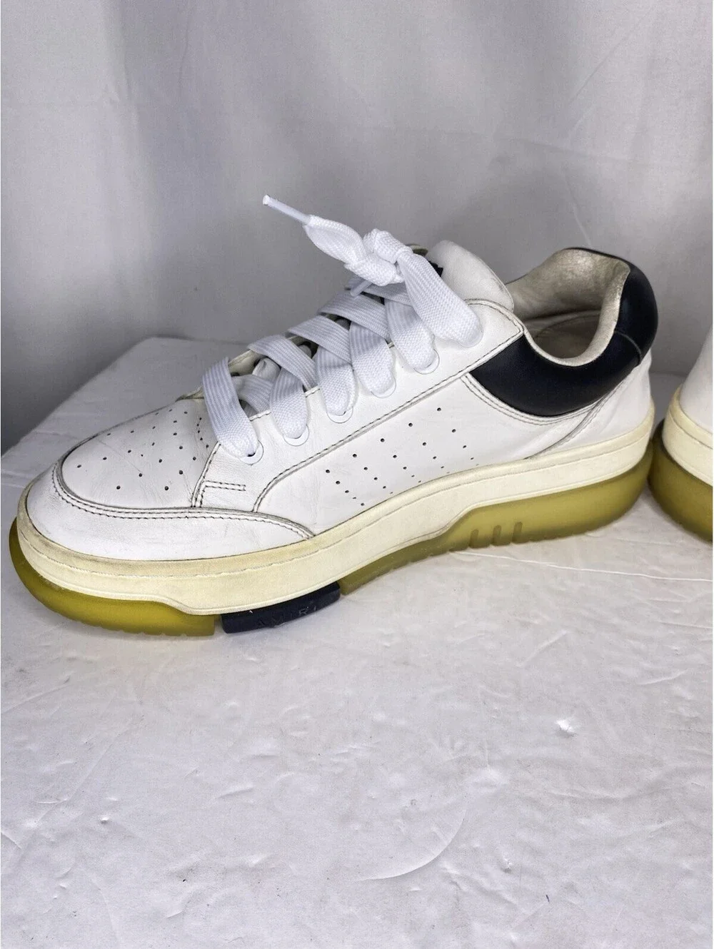 Amiri Stadium Low Sneakers White/Black Size 43 Replacement Laces
